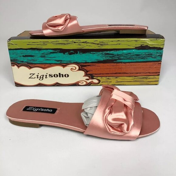 ZIGIny Valiant Flat Sandals Light Pink 6M - Picture 2 of 4